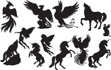 Enchanted Creatures Silhouette