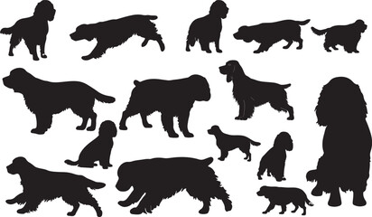 English Springer Spaniel Silhouette