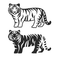 Naklejka premium set of wild animals vector