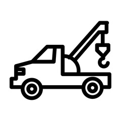 Naklejka premium excavator and truck