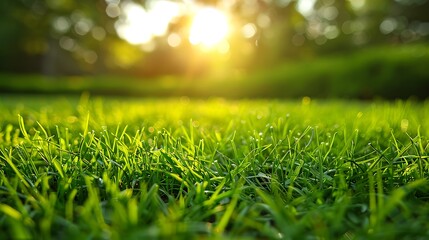 Naklejka premium Lawn natural products board sunny parks form