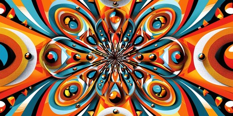 Fototapeta premium abstract background with circles