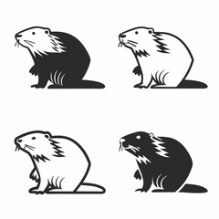 set of wild animals vector