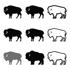 Fototapeta premium set of wild animals