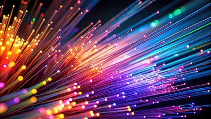 Fiber Optics Background: Illuminating Technology, Data Transmission, and Communication Networks for Modern Connectivity