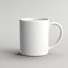 Obraz premium mockup plain color white cup