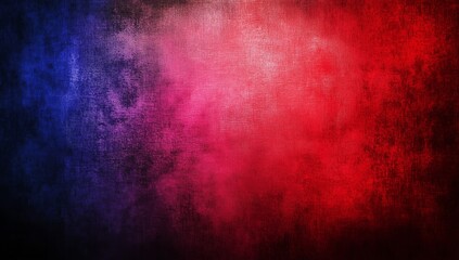 Fototapeta premium Grunge red and blue background blending creating a purple gradient