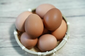 濃厚な味わいの赤玉たまご