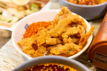 Chinese cuisine Fried Crispy Pork