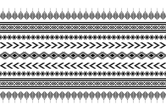 Seamless ethnic traditional combined with geometric shape,folk,ikat,embroidery style and design for fabric design,carpet,printings,clothing,wrapping.