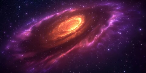 Obraz premium the sun and the galaxy