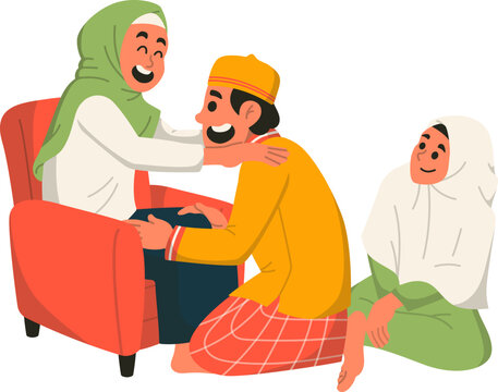 Tradisi Sungkem saat Hari Raya Idul Fitri