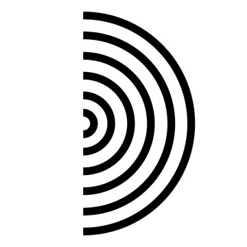 half wave circle circuit line