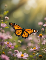 Obraz premium Majestic Butterfly – Nature’s Living Masterpiece