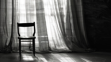 Solitary person sitting on park bench with head bowed, surrounded by barren trees and overcast sky, symbolizing isolation and emotional struggle. Concept of loneliness and mental health.