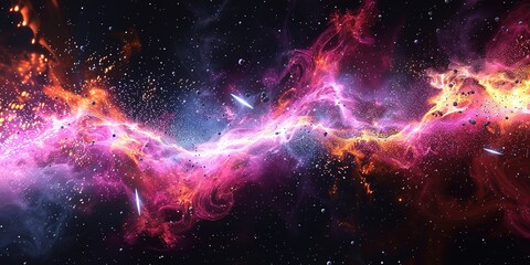 Obraz premium space nebula space