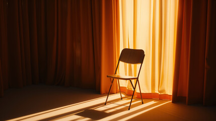Solitary person sitting on park bench with head bowed, surrounded by barren trees and overcast sky, symbolizing isolation and emotional struggle. Concept of loneliness and mental health.