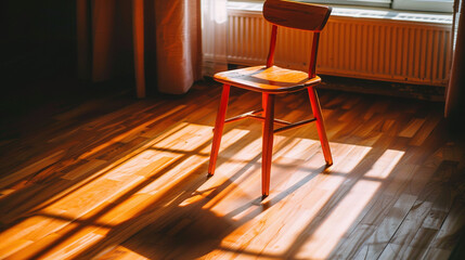 Solitary person sitting on park bench with head bowed, surrounded by barren trees and overcast sky, symbolizing isolation and emotional struggle. Concept of loneliness and mental health.