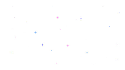 8bit retro game style pink and purple sparkling light effect illustration (transparent background)