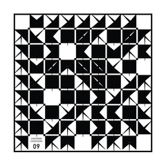 Chevron Checkers Series - 09