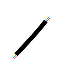 electric cable vector element