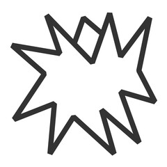 Bold Fun Abstract Star