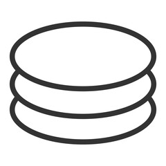 three stacked oval circles memphis