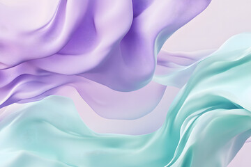 Fototapeta premium Abstract flowing wave pattern background with soft gradient. Minimalist wallpaper.