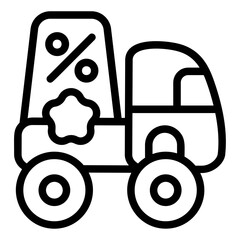 Discount Toy Line Icon