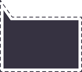 burbuja de diálogo punteada