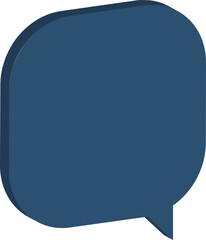 navy speech bubble