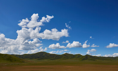 landscape with clouds