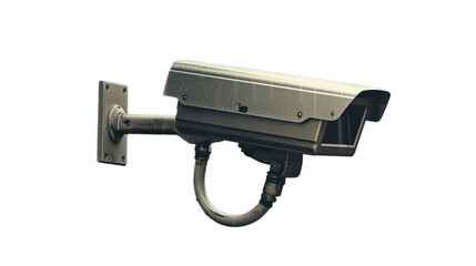 Modern CCTV Camera on Transparent PNG, Recording and Tracking Criminal Movements
