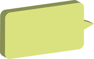 bulle de dialogue en relief