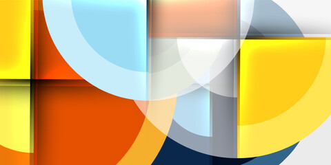 Target circle geometric abstract shapes. Vector Illustration For Wallpaper, Banner, Background, Card, Book Illustration, landing page