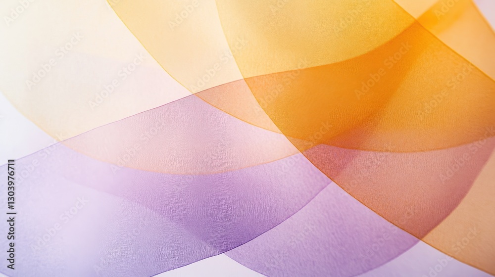 Aufkleber Minimalist pencil strokes create a gradient composition of soft hues with subtle transitions in colors