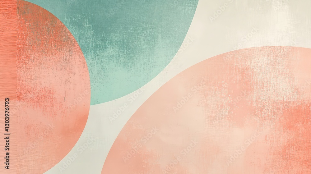 Aufkleber Elegant minimalist pencil strokes create a soft gradient of harmonious colors blending in a serene pattern