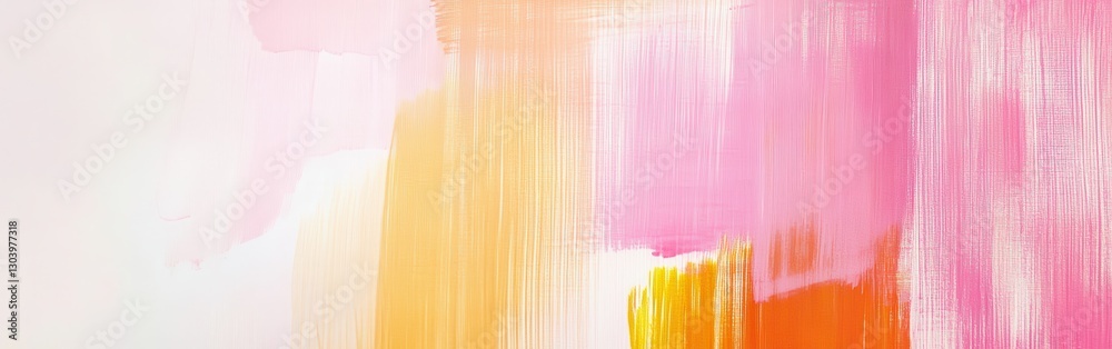 Aufkleber elegant pencil strokes create a harmonious blend of pastel hues in an abstract composition