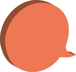 vector illustration of a speech bubble