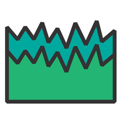 surrealism grass shape