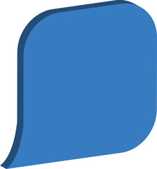 blue chat icon