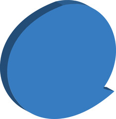 blue chat icon