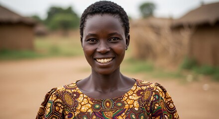 photorealistic portrait of a woman from Malawi