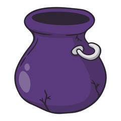 Cute Halloween Element. Vector Illustration in Cartoon Design.
