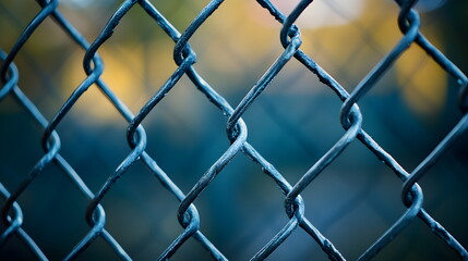 Naklejka premium High-resolution hyperrealistic metal mesh texture with intricate grid patterns and metallic sheen. Ideal for industrial designs, architectural backgrounds, and digital artwork. Sharp details, seamless