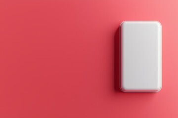 Sleek interface element signals action pending, creating tension