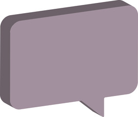 vector illustration of a speech bubble