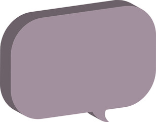 vector illustration of a speech bubble