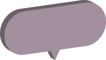 vector illustration of a speech bubble