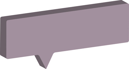 vector illustration of a speech bubble